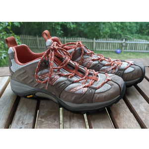 Merrell Siren Sport Brown Orange Trail Hiking Shoes J16156 Women's Size 7